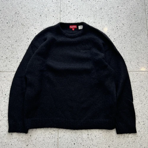Pull mohair noir Supreme FW22 taille XL