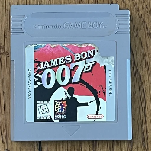 James Bond 007 (Nintendo Game Boy, 1998) With Clear Plastic Case
