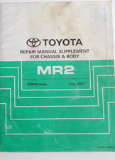 Revue technique Toyota MR