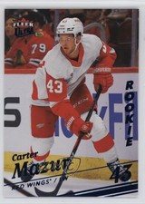 2025-26 Upper Deck Fleer Ultra Rookies Ice 81/100 Carter Mazur #163 13bg
