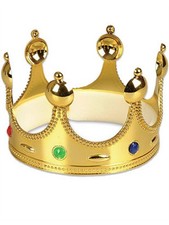 New Arthurian King Arthur Royal Gold Costume Crown