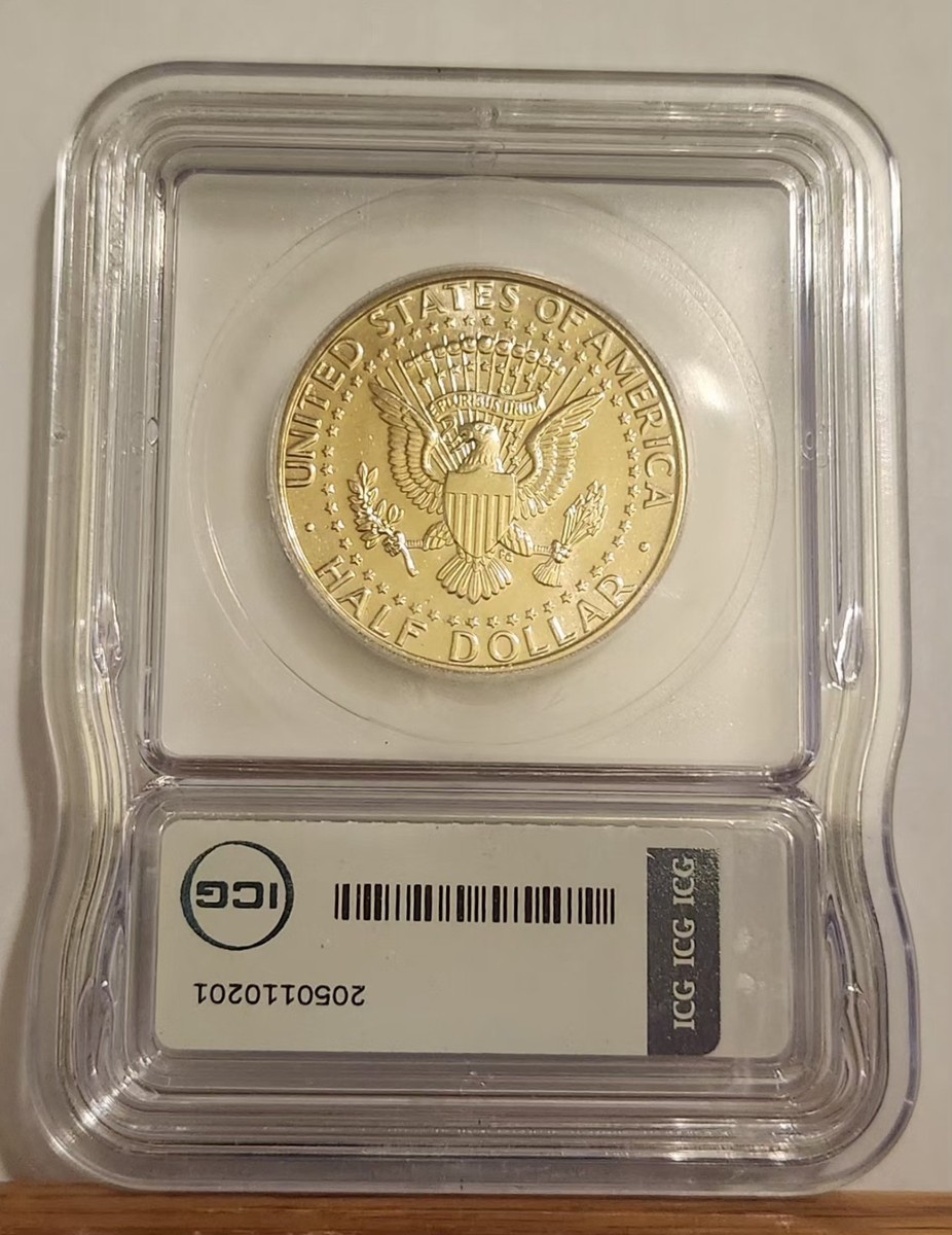 1993 P Kennedy Half Dollar ICG MS68 AUSTIN HUTTO SIGNED | eBay