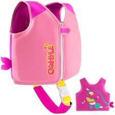 OSHYLE Kids Swim Vest with Crotch Strap Neoprene Swim Trainer Vest for Toddl...