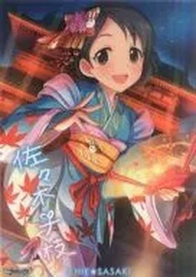 [Single Item] Clear Poster Sasaki Chie (Normal Ver.) ''THE IDOLM@STER Cin... USED
