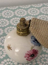 Vintage genuine Austrian   porcelain perfume atomiser