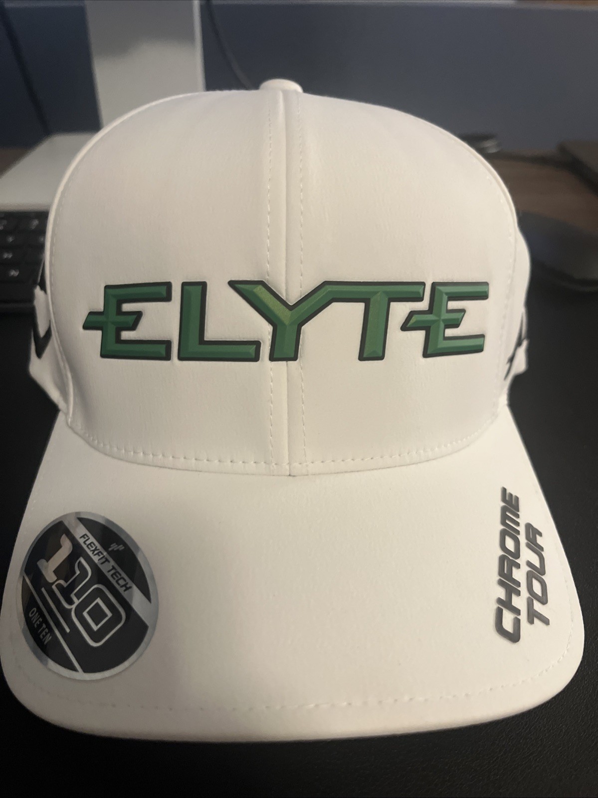 Hat White/green/black
