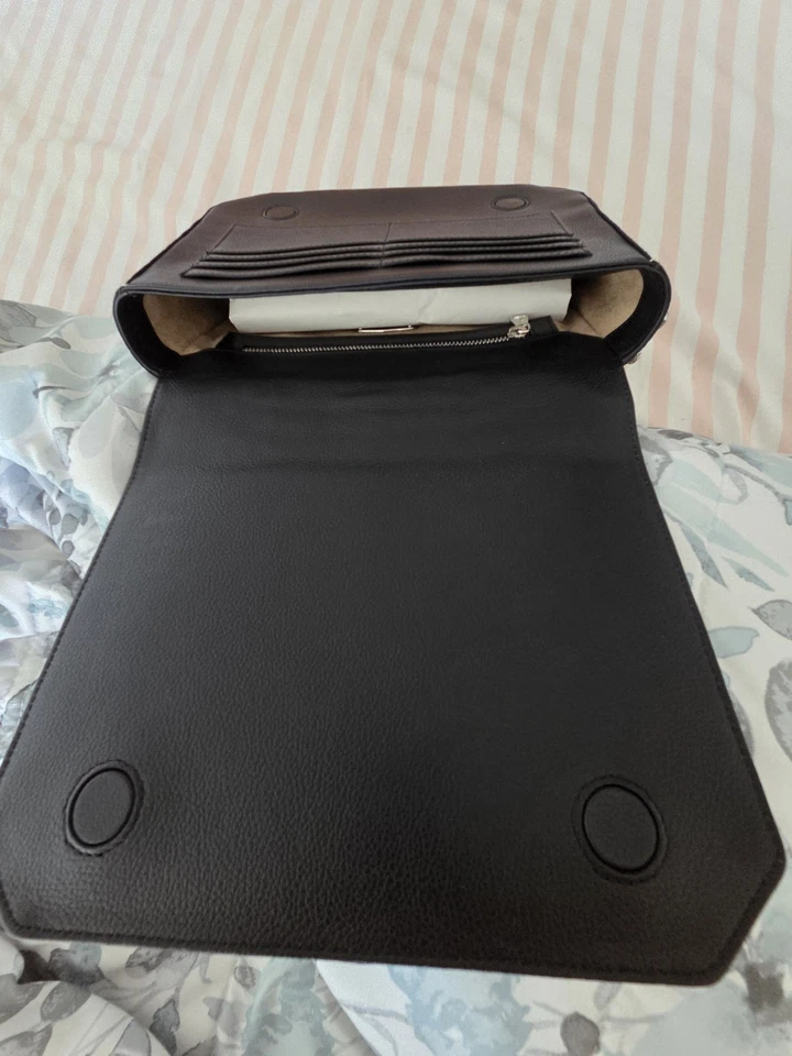 Tailandia Bolso de Mano Cuero Cocodrilo Negro/Blanco, Alta Calidad, Cartera Mujer Foto 4 de 4