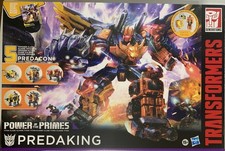 Transformers Power of the Primes Titan PREDAKING - 5 Predacon Figures  New