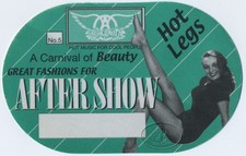AEROSMITH 1998 Tour Backstage Pass ASO