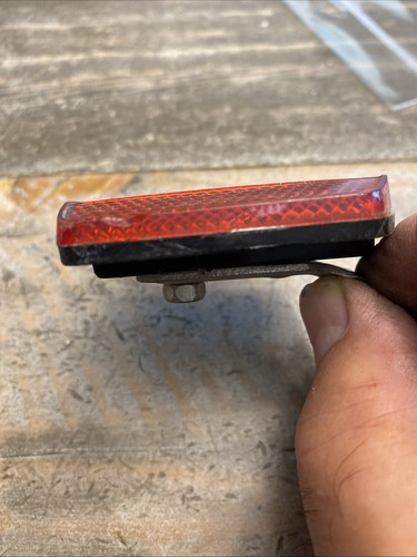Seat Reflector With Mounting Bracket Off A Schwinn Continental -1973? Small Chip - Picture 6 of 12