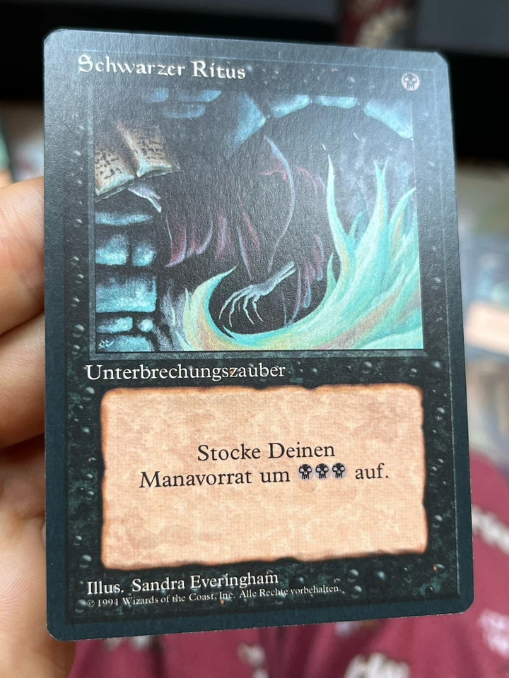 4x German FBB • Dark Ritual • Pack Fresh • Mtg (1829) - Image 2 of 4