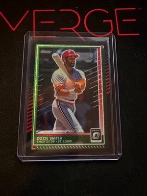 2025 Panini Donruss - Optic Ozzie Smith #3 Orange Velocity Prizm