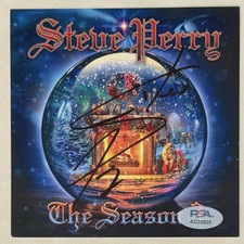 Steve Perry Journey The Season 3 CD & SIGNED Album Card Autograph PSA DNA COA