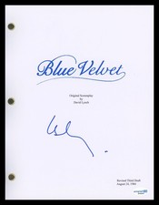 Isabella Rossellini "Blue Velvet" AUTOGRAPH Signed Full Script Screenplay ACOA