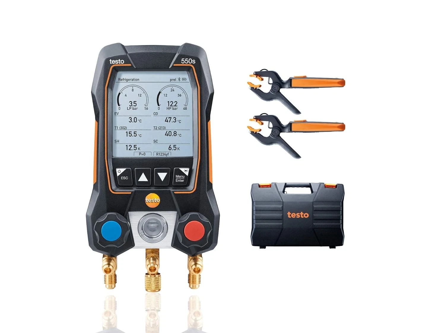 Testo 550s SMART KIT 2-Valve Digital Manifold/Wireless Temp Probe Fast delivery
Opens in a new windo