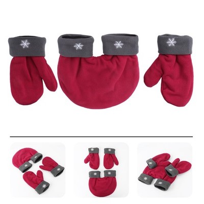 3 Pcs Päärchenhandschuhe Warme Winterhandschuhe Weihnachtshandschuhe