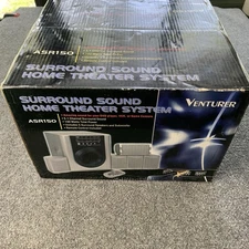 Venturer Home Theater System Surround Sound Subwoofer 5.1 Channel 5 Speakers NEW