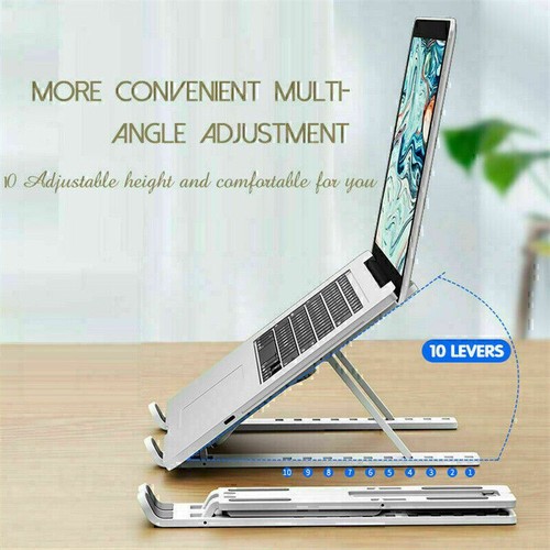 Laptop Stand Notebook Foldable Adjustable Table Portable Lazy Computer Desk - Afbeelding 3 van 14