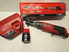 Milwaukee M12 FUEL 12V 3/8'' Ratchet 2557-20 With Battery & Charger 
