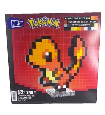 Charmander Pokemon Mega Build Pixel Art 349pcs DIY Figure   Collectible New Set
