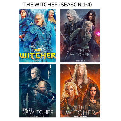 The Witcher (Season 1-4) | Custom DVD | 2019-2025 Fantasy Action Adventure Drama