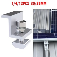 Solar End Clamp Adjustable Solar Panel-Bracket Clamp Wide Photovoltaic Support
