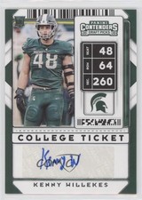 2020 Panini Contenders Draft Picks College Ticket Kenny Willekes #227 Auto a0s