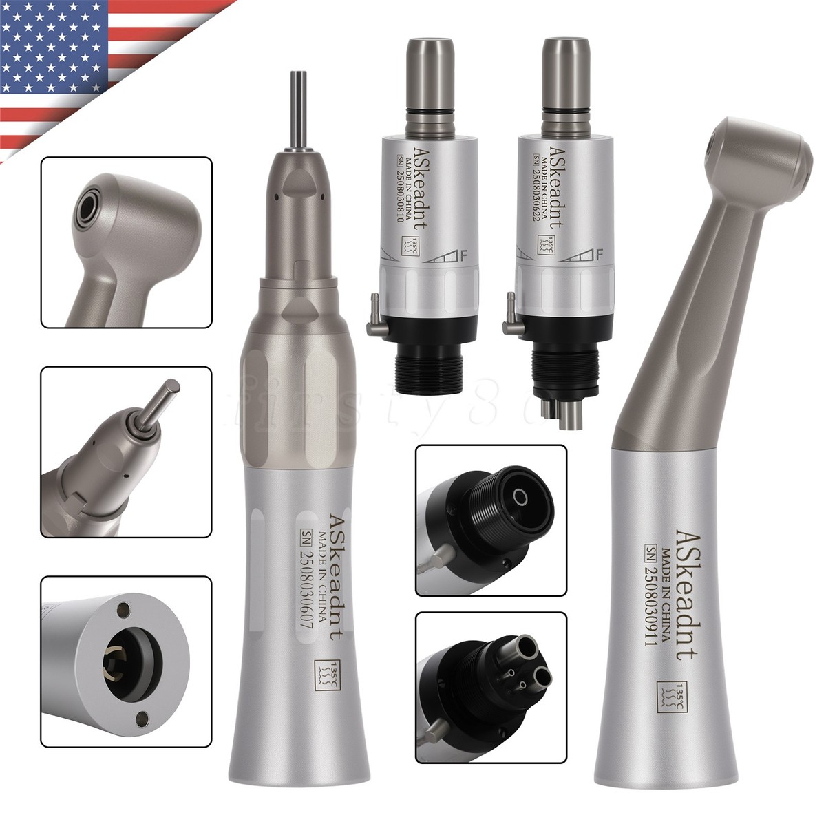 Dental Slow Low Speed Contra Angle/Straight Nose/Air Motor