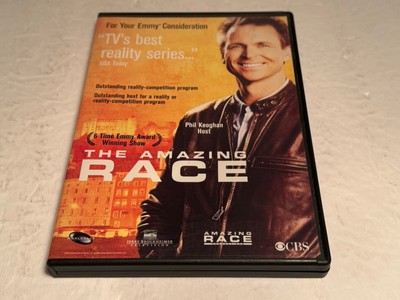 THE AMAZING RACE rare 2009 Emmy FYC promo dvd CBS reality TV Phil Koghan