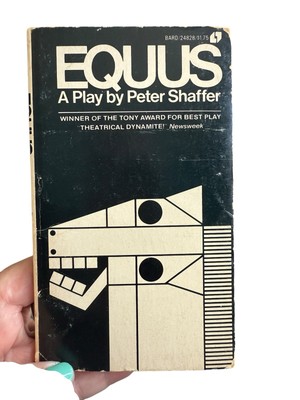 Equus A Play by Peter Shaffer Bard Paperback 1975 Sixth Printing