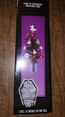 Nightmare Before Christmas Light Up Christmas Tree - Jack - Sally - Halloween