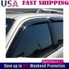 4pcs For Honda Pilot 2003-2008 Window Visor Vent Shade Sun Rain Deflector Guards