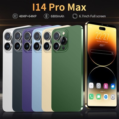 NEW I14Promax 6.7-inch 16+1TB Android 13 global unlock 6800MAH