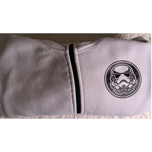 Boy's White Star Wars Sweat Jacket Size M - Picture 9 of 10