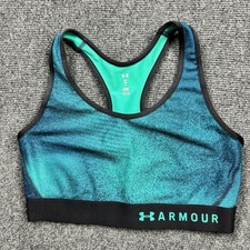 Under Armour Women's Multicolor Print Mid Crossback Sports Bra Size Medium