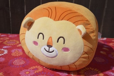 ALE HOP ORANGE Löwe Katze Plüsch weiches Kuschelkissen Kissen Handwärmer