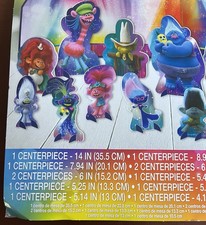 DreamWorks Trolls Partytüte – 8 Teller, 8 Becher, 20 Servietten, Tischdecke – Komplett-Set Für Kindergeburtstage