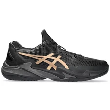- Asics Court FF 3 Novak Night Energy Men's Tennis Shoes, Black/Prism Gold