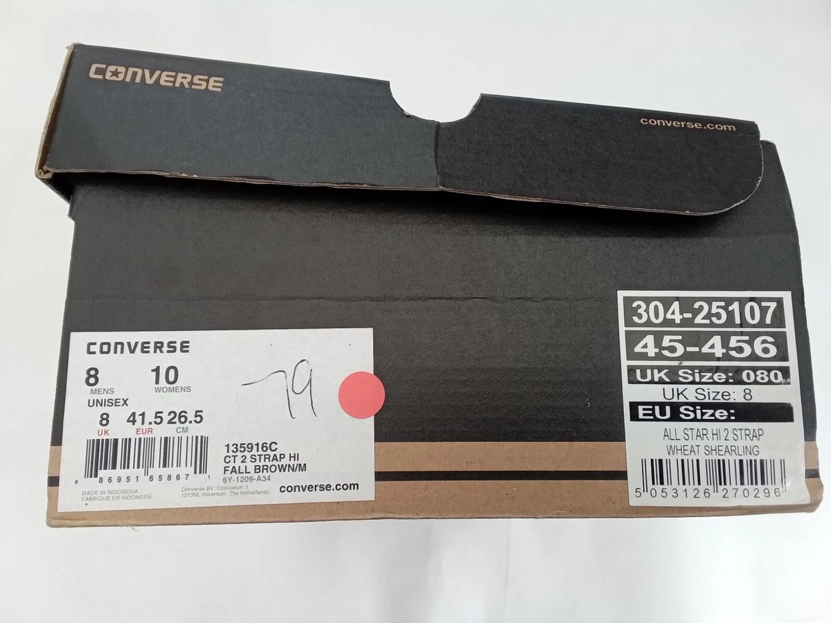 BRAND NEW in box Converse CT All Star 2 strap Hitop trainer UK 8 EU 41.5