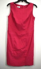 Alyx Limited Womens Pink Sleeveless Round Neck Stretch Partywear Shift Dress 6
