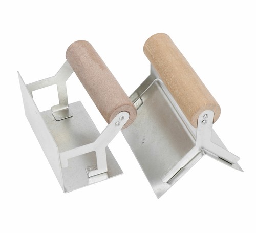 2pc Internal + External Corner Trowel Plasterers Drywall Builders Finishing Tool - Picture 3 of 4