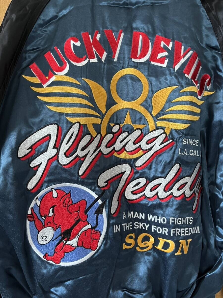 Unused Tedman Men's Sukajan Jacket Reversible Devil Unused Tedman Men's Sukajan Jacket Reversible Devil