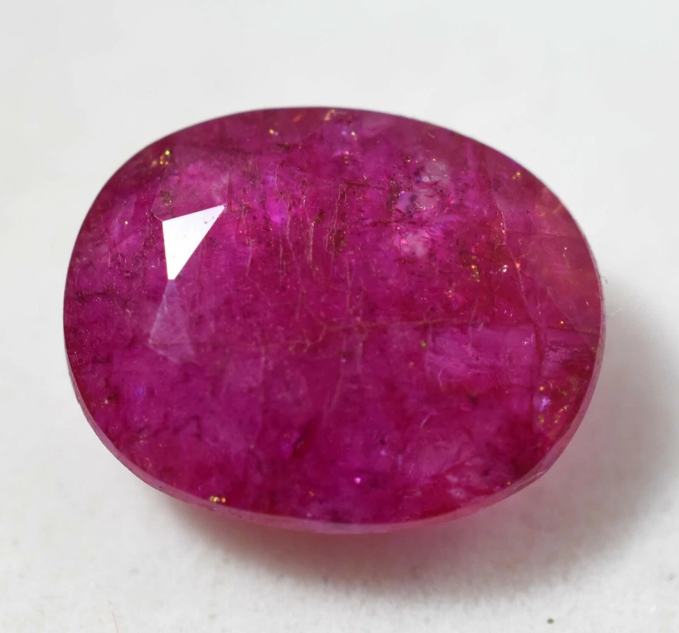 8.95 Ct Natural Pink Ruby Burma GGL Certified Oval Cut AAA+ Treated Gemstone - Image 4 of 4