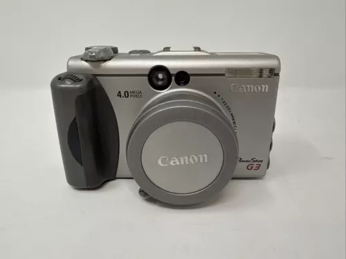 Canon PowerShot G3 PC1032 4.0MP Digital Camera - Silver - For Parts Only As Is