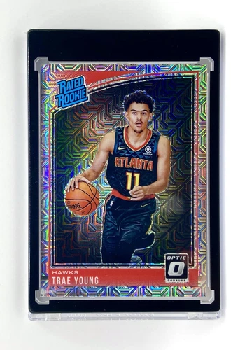 2018-19 Panini Donruss Optic Trae Young Choice Mojo Rated Rookie RC #198