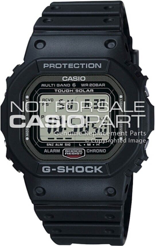 GENUINE CASIO G-Shock GW-5000 GW-5000U Black Rubber Band GENUINE CASIO G-Shock GW-5000 GW-5000U Black Rubber Band