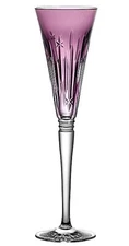 WATERFORD Crystal WINTER WONDERS Midnight LILAC Purple CHAMPAGNE FLUTE / GLASS