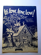 It's Love Love Love Mack David Joan Whitney Alex Kramer Sheet Music 1943 Song