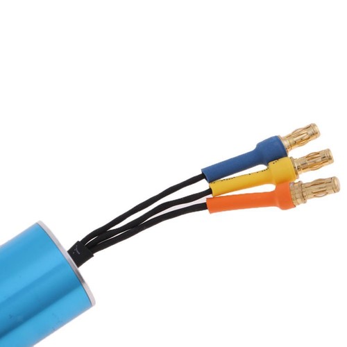 2040 3900KV 4P Brushless Sensorless Motor 16T for 1/16 1/18 RC Truck Models - Picture 5 of 5