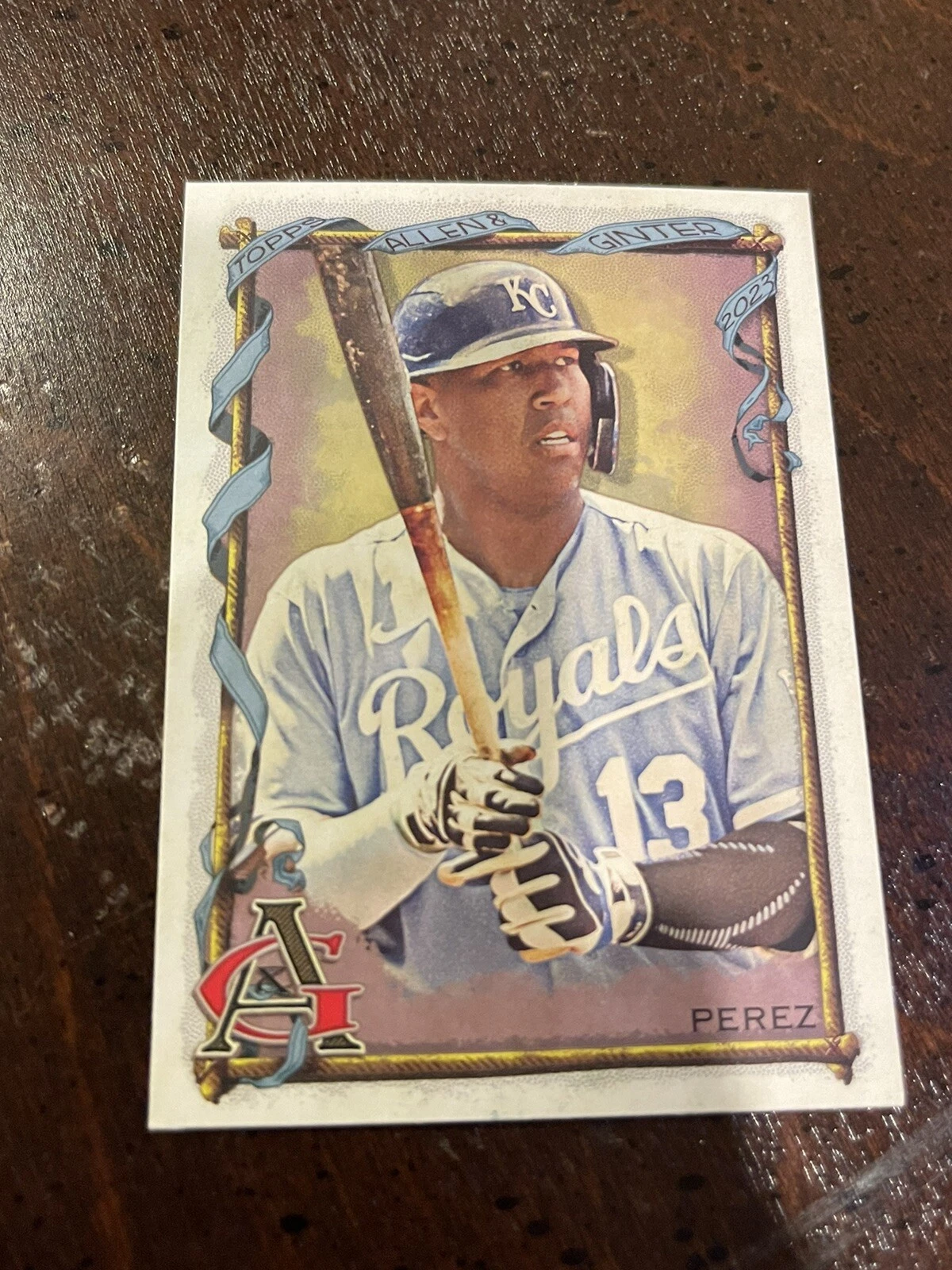 Salvador Perez trading card